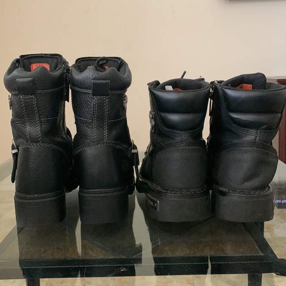 “2” HARLEY DAVIDSON Motorcycle Boot Bundle. Sizes 6.5 & 7 - Picture 4 of 17